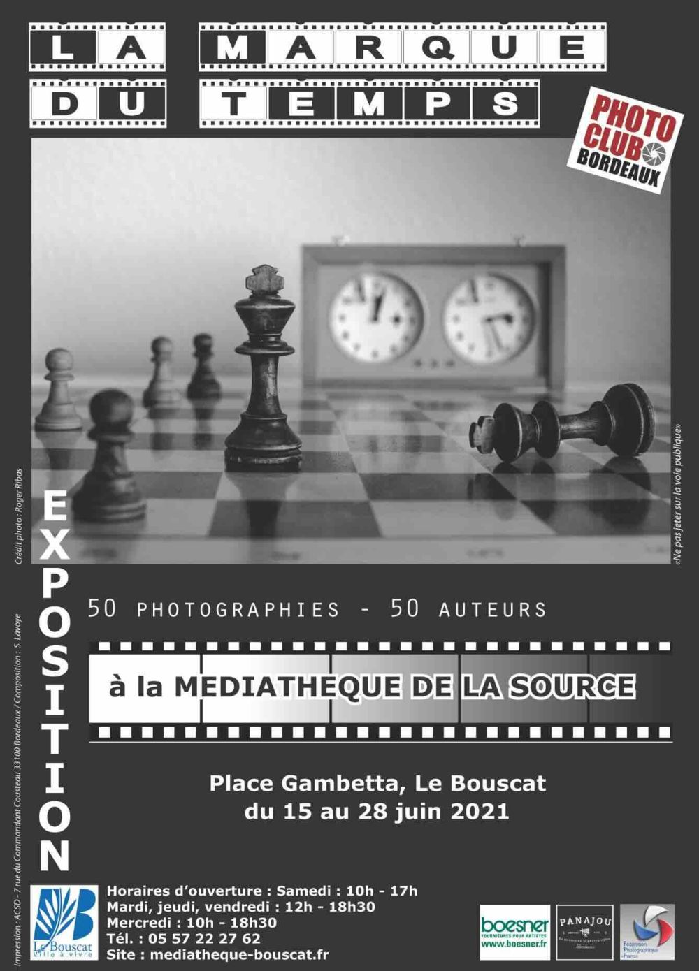 Exposition photo club Bordeaux, la marque du temps
